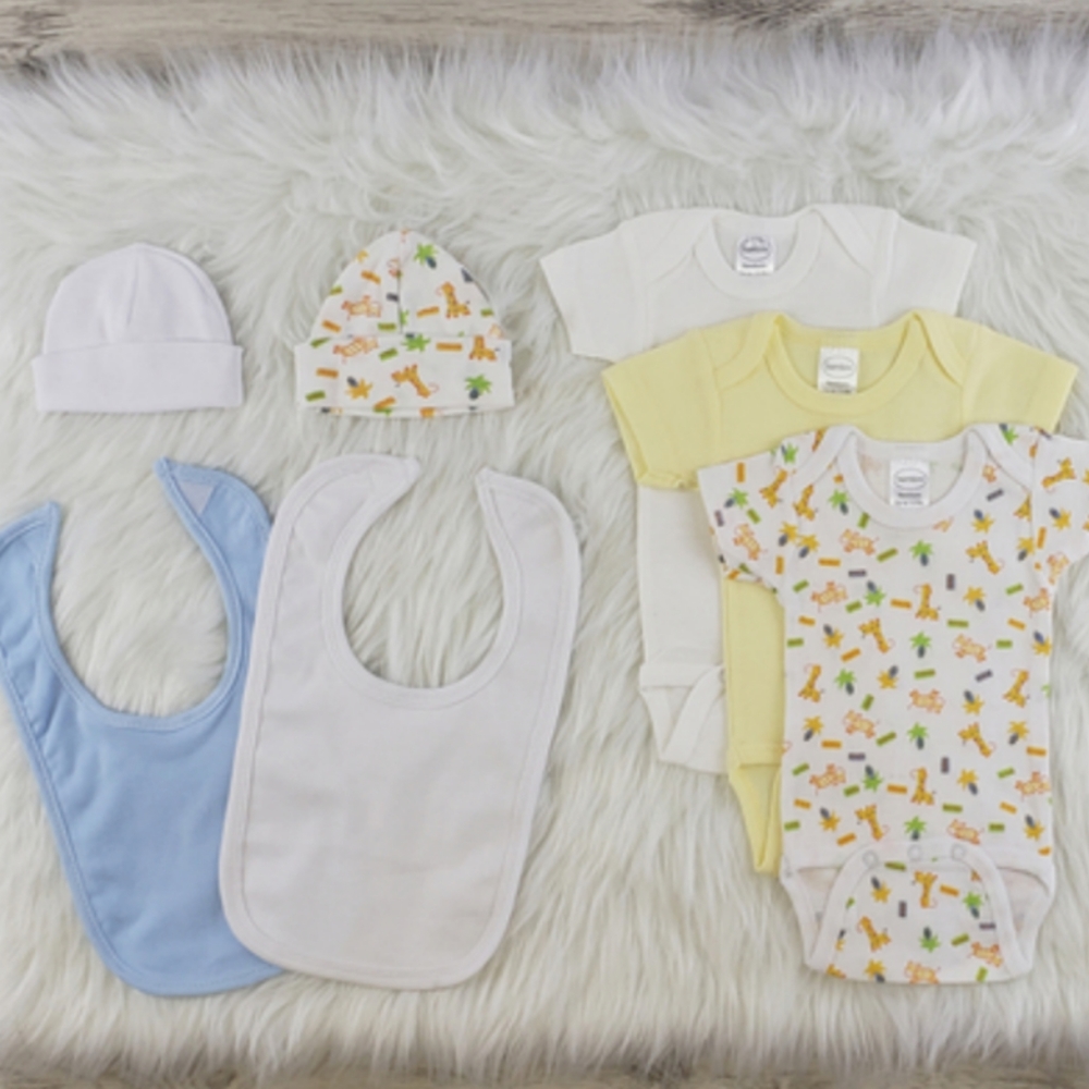 Bambini 7 Pc Layette Baby Clothes Set